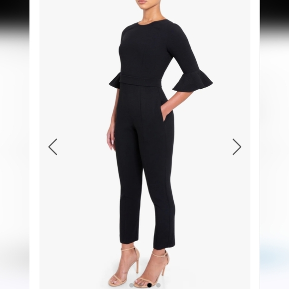 NWT Black Halo Brooklyn Jumpsuit Size 0 - Picture 4 of 7